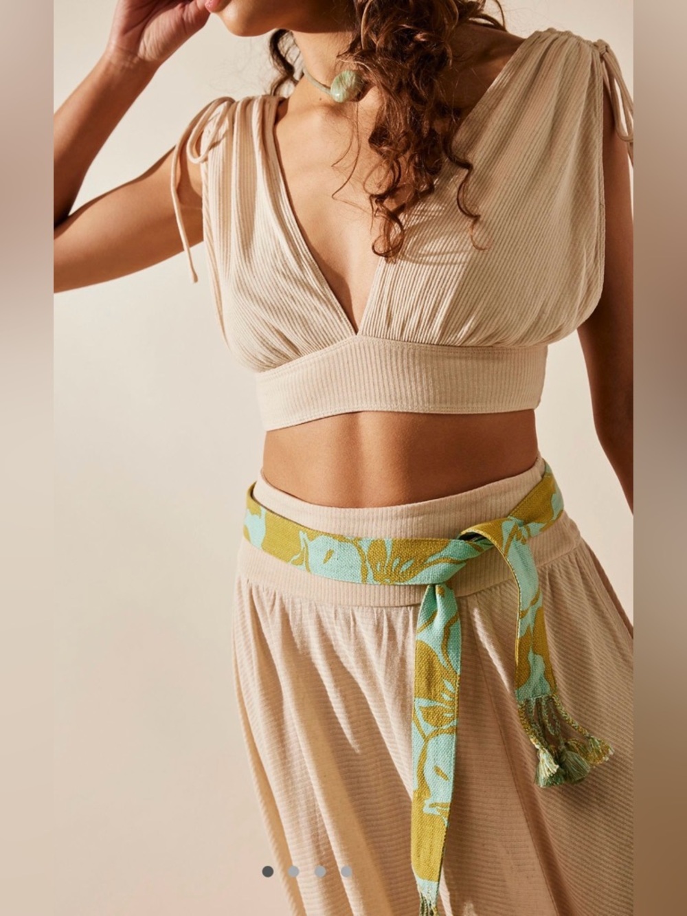 Free People Annacoco Hawaii Wrap Belt